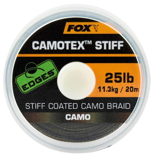 Fox Edges Camotex Stiff Coated Camo Braid 20m