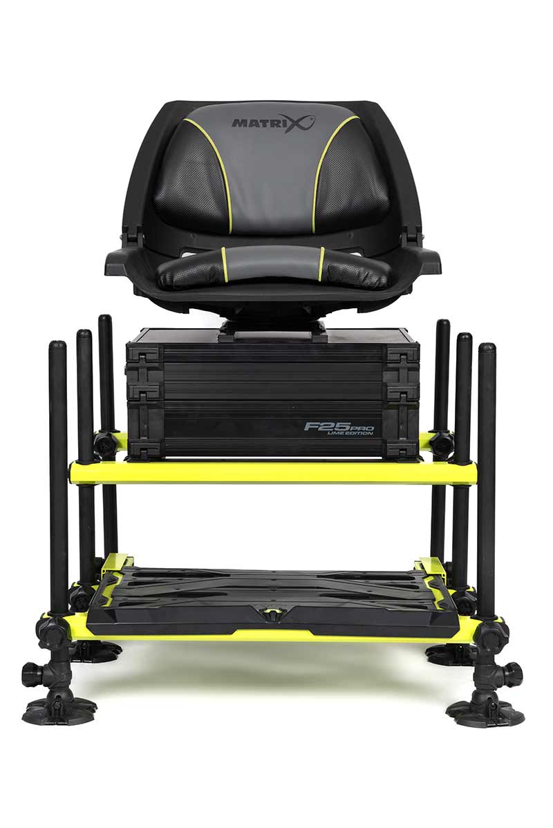 Matrix F25 Pro Swivel Seatbox Lime Edition